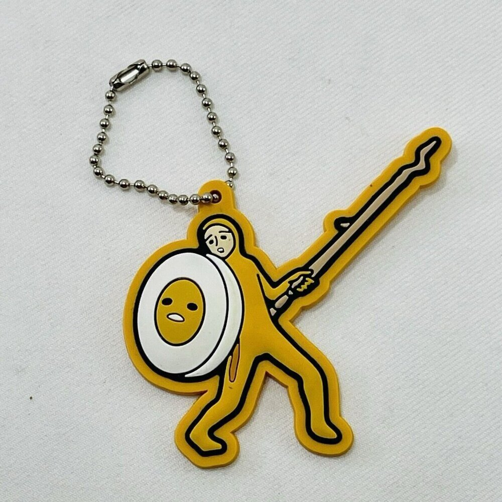 Capcom Monster Hunter Sanrio Sega Keychain Chain Keyring Lazy Egg Funny Manga 3”